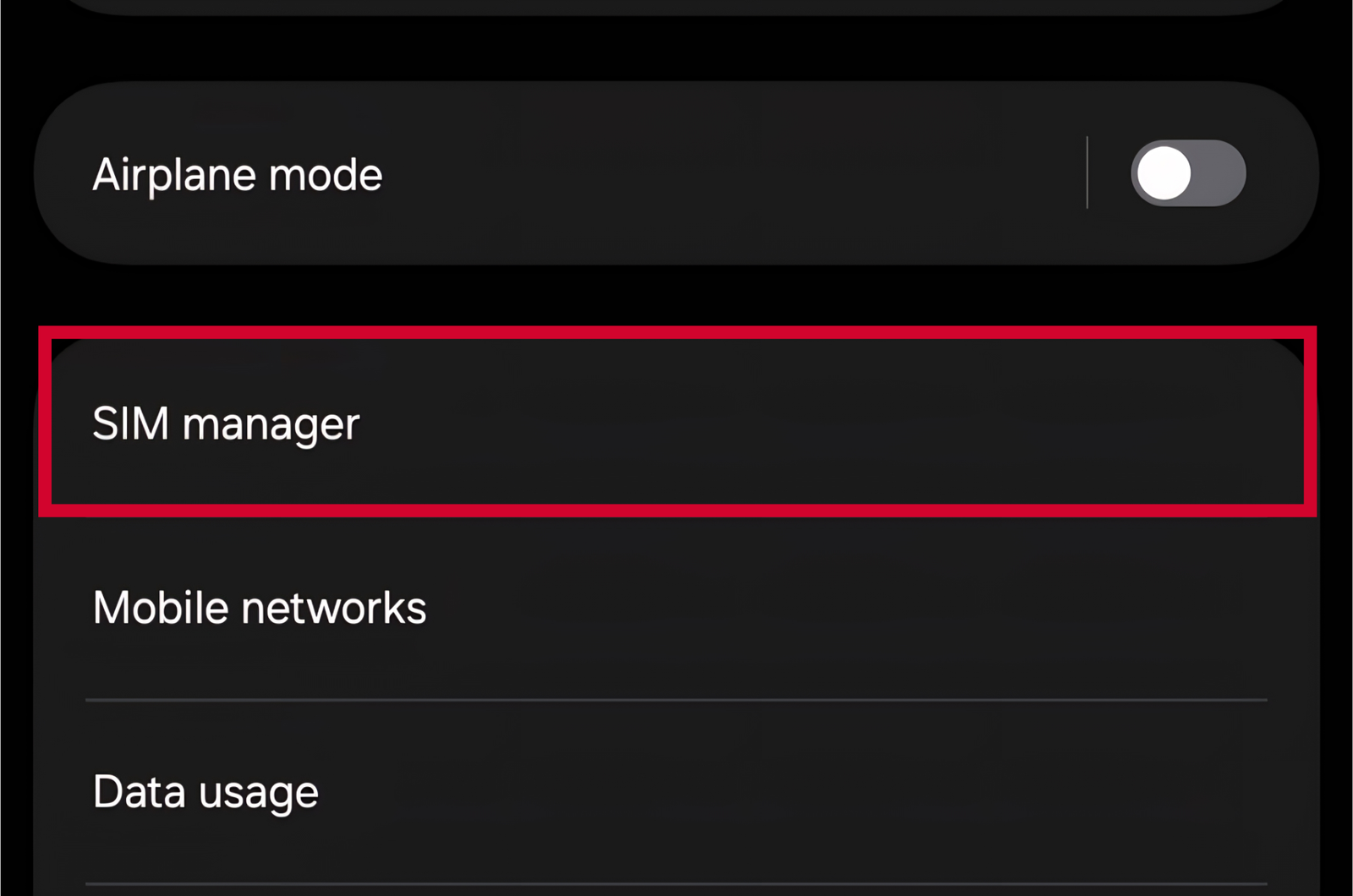 Android Mobile Network