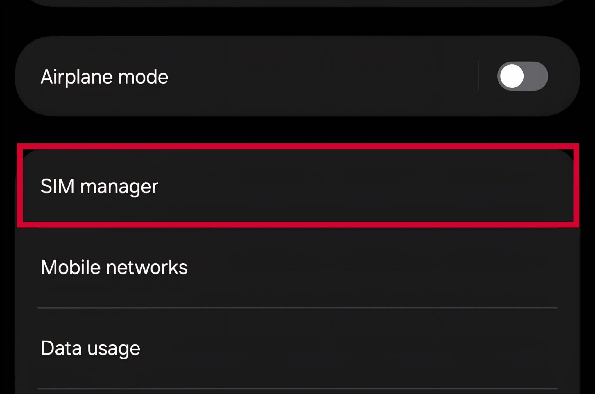 Android Mobile Network 