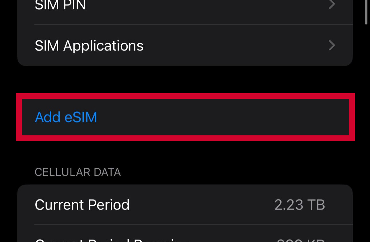 iOS Add Plan Screenshot
